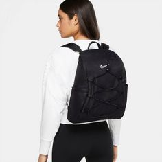 Rückansicht von Nike One Sporttasche Damen black-black-white