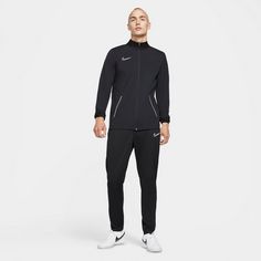 Rückansicht von Nike Academy Trainingsanzug Herren black-white-white