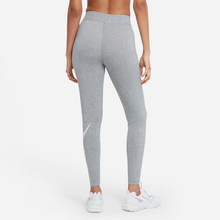 Nike Nike NSW Essential Leggings Damen - dk grey heather-white - 1 | SportScheck