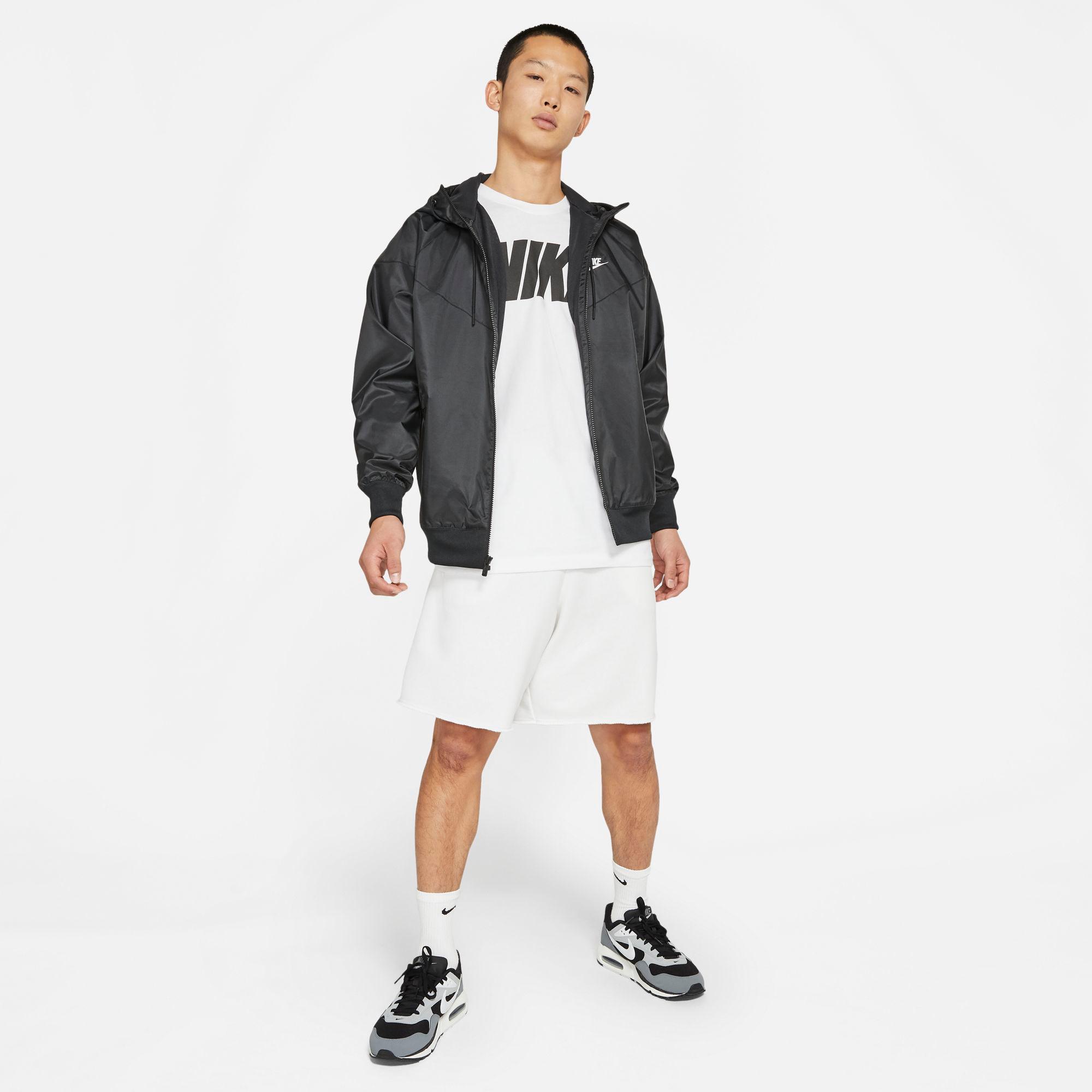 Black white and grey nike windrunner online