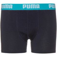 Rückansicht von PUMA BASIC Boxershorts Kinder bright blue