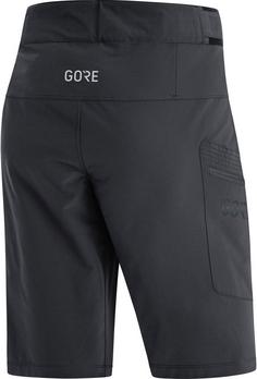 Rückansicht von GOREWEAR Passion Fahrradshorts Damen black