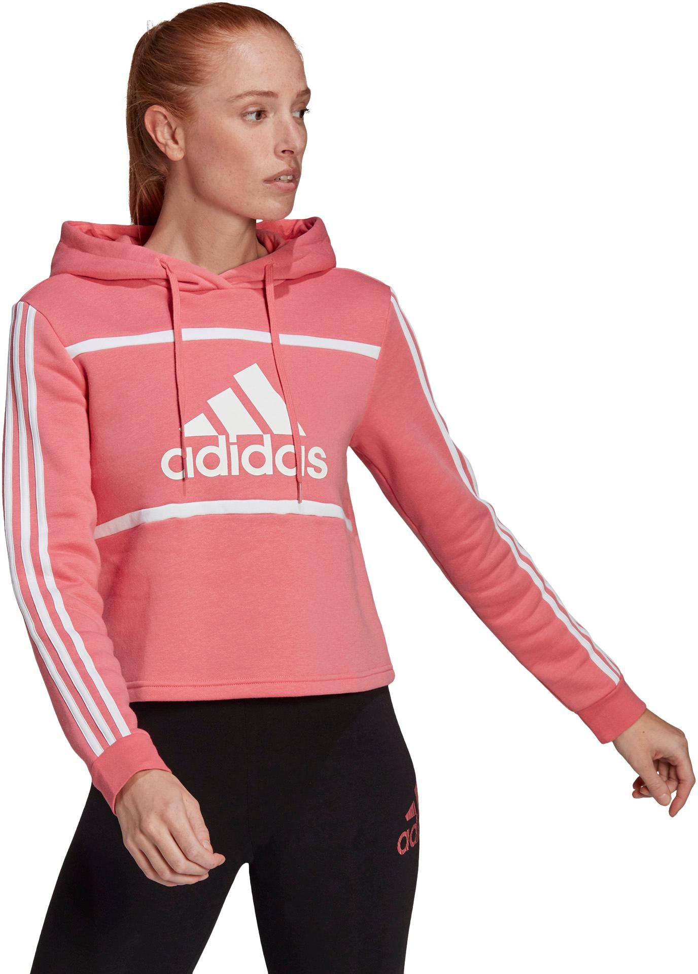 Adidas SPORT ESSENTIALS Hoodie Damen hazy rose white im Online Shop von SportScheck kaufen