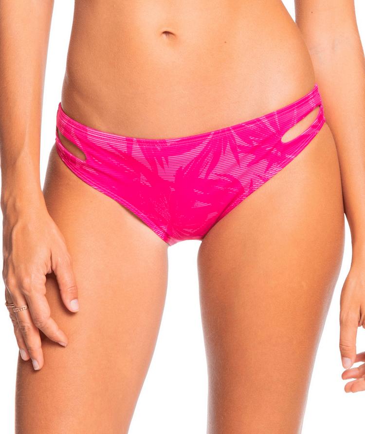 Roxy Roxy Pop Surf Bikini Hose Damen - beetroot purple texture flower - 0 | SportScheck