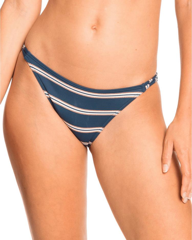 Roxy Roxy Moonlight Splash Bikini Hose Damen - mood indigo will stripes lurex - 0 | SportScheck