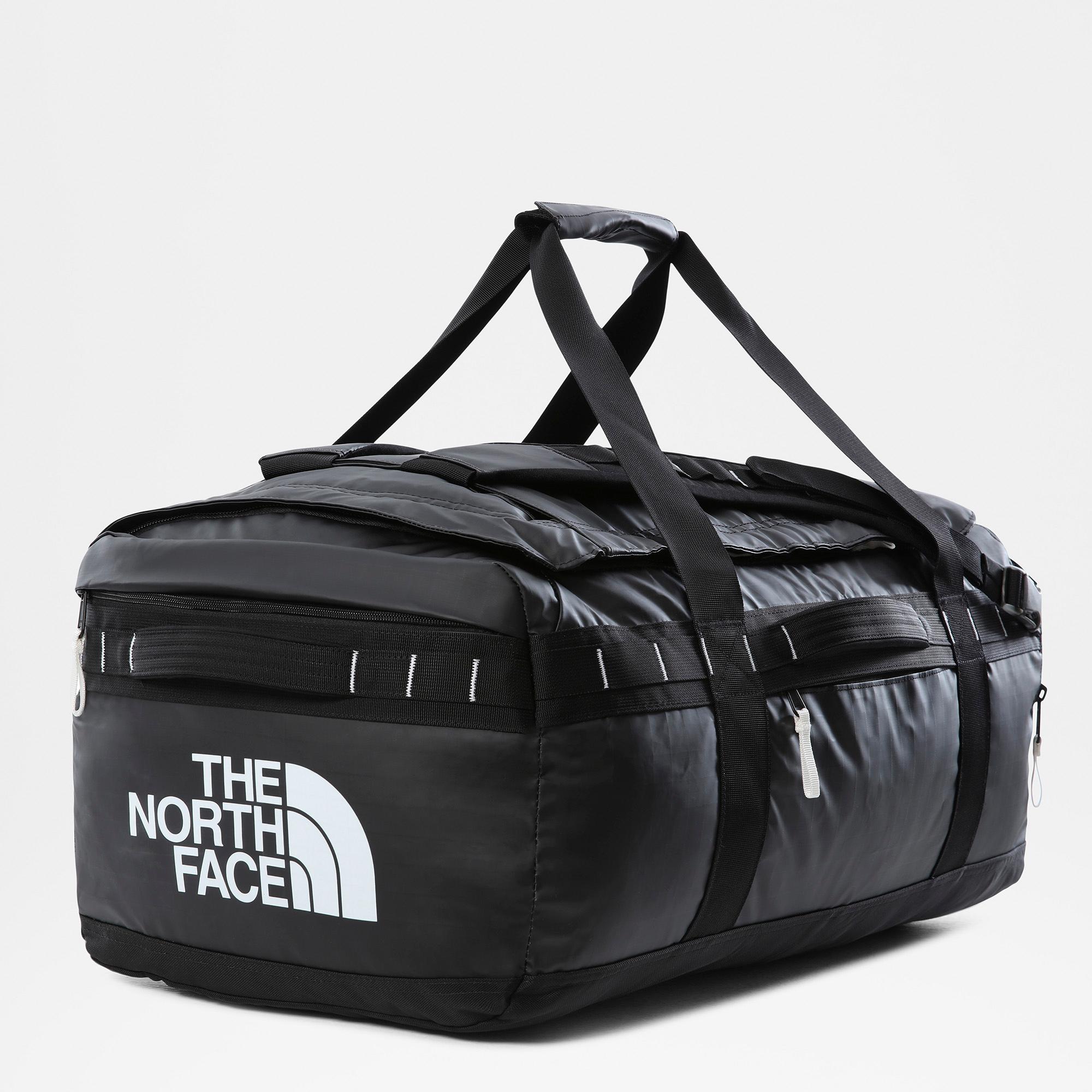 The North Face Base Camp Voyager Duffel 62 L Reiserucksack black-white