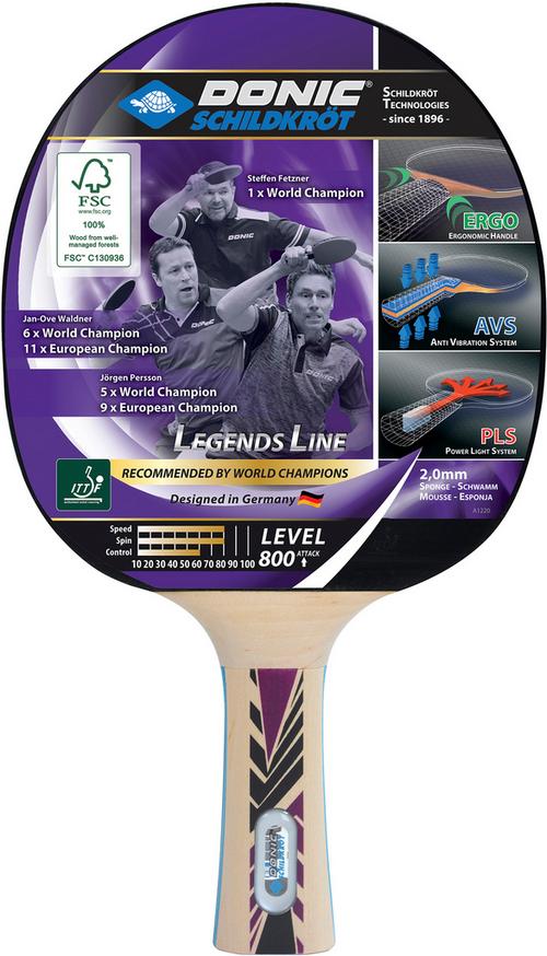 Donic-Schildkr&ouml;t Legends 800 Tischtennisschl&auml;ger