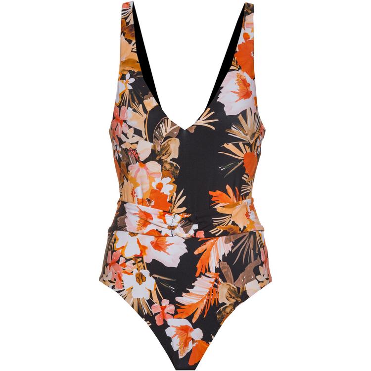 Seafolly Seafolly Bora Bora Flora Badeanzug Damen - black - 0 | SportScheck