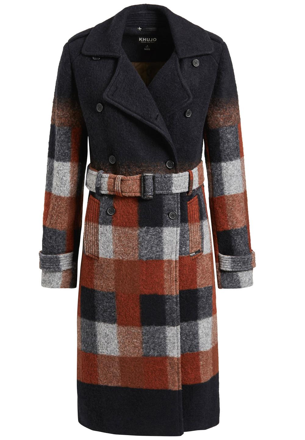 Khujo Wollmantel Damen Hellblau Im Online Shop Von Sportscheck Kaufen