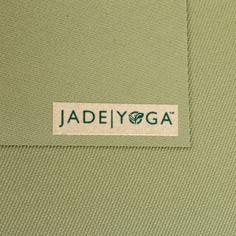 Rückansicht von JADEYOGA Harmony Matte olive green