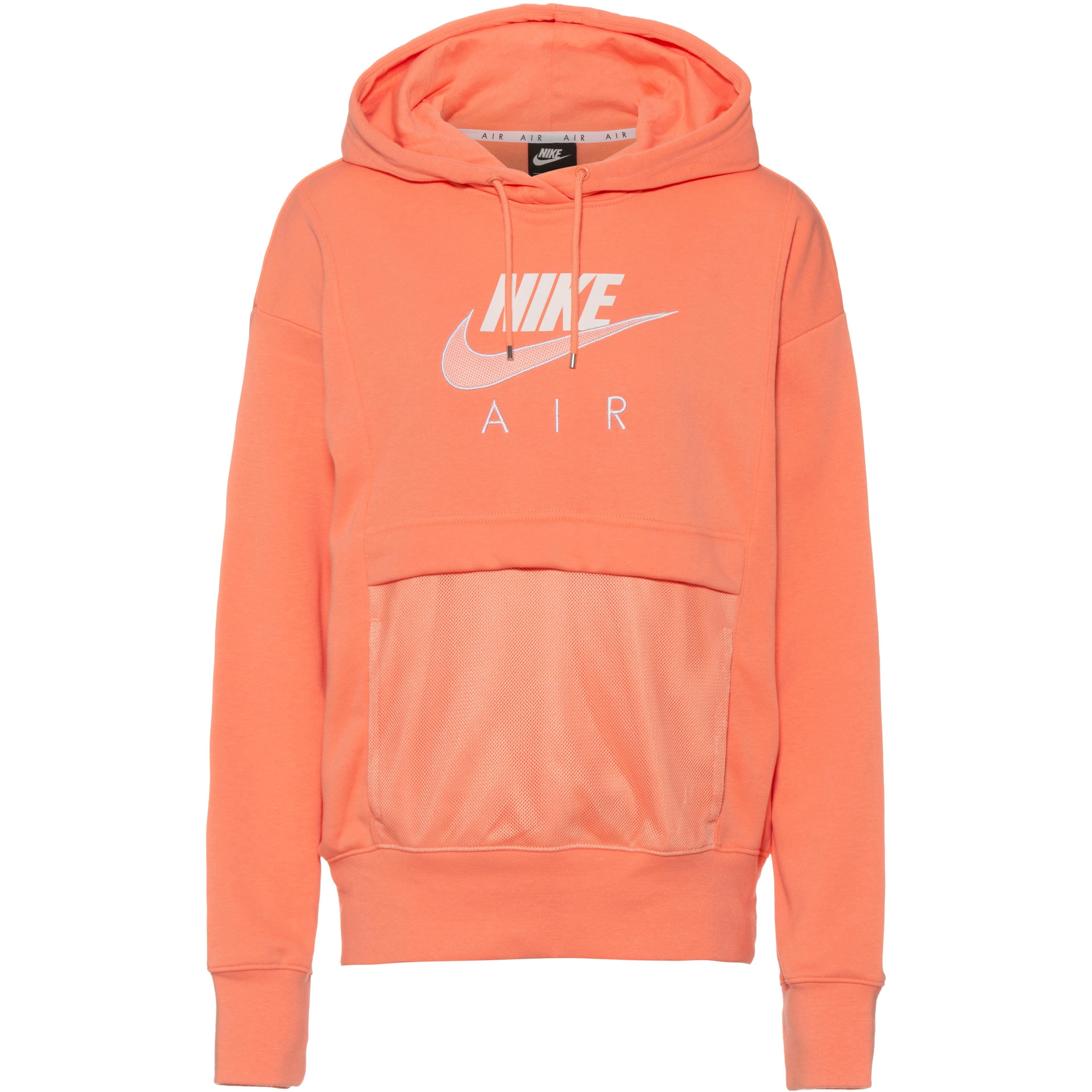 orange nike air hoodie