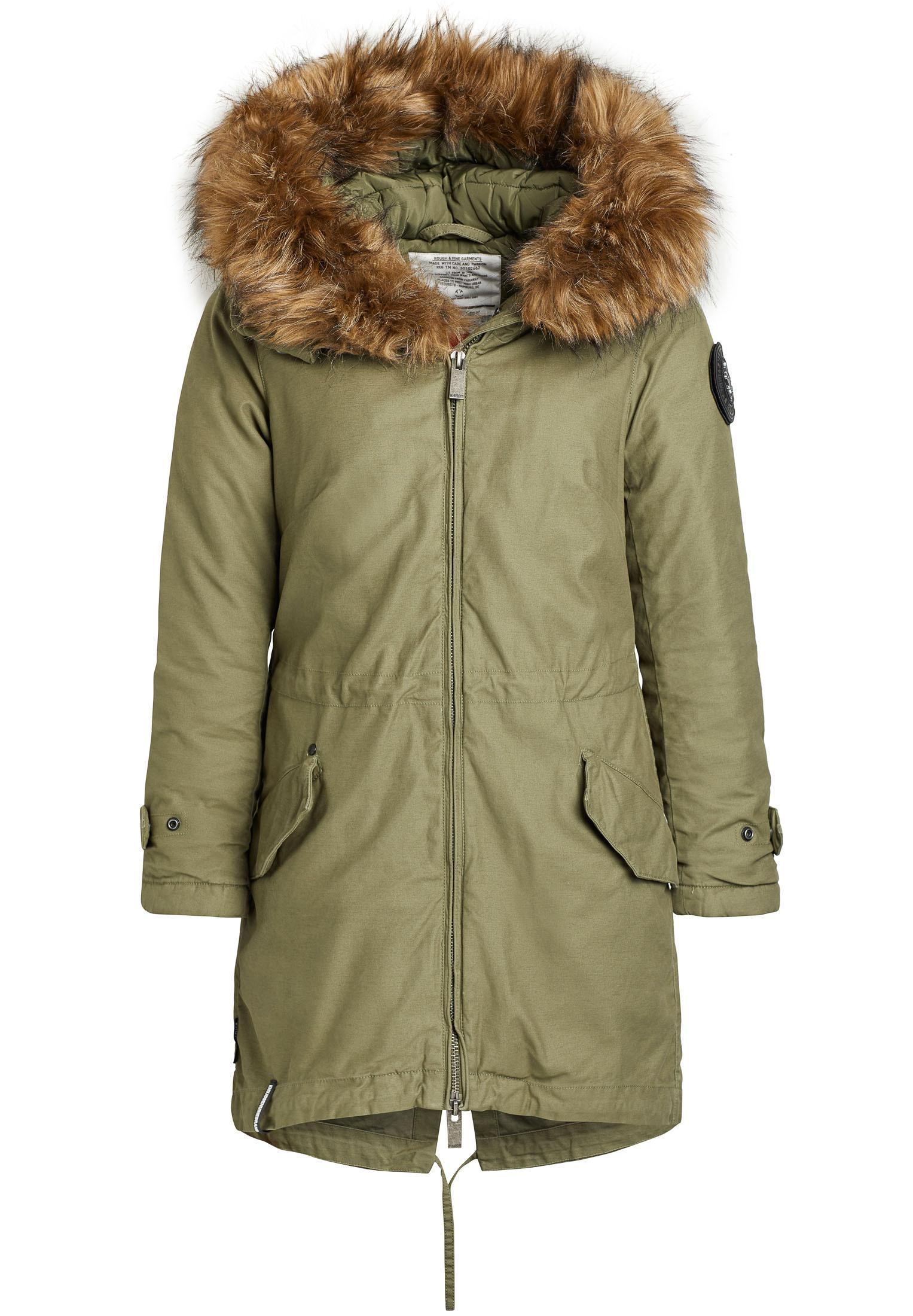 Khujo Jessi Parka Damen Oliv Im Online Shop Von Sportscheck Kaufen