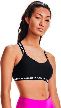 Rückansicht von Under Armour Crossback Sport-BH Damen black