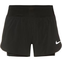 Nike Eclipse Funktionsshorts Damen black-reflective silv