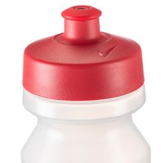 Rückansicht von Nike Trinkflasche clear-red
