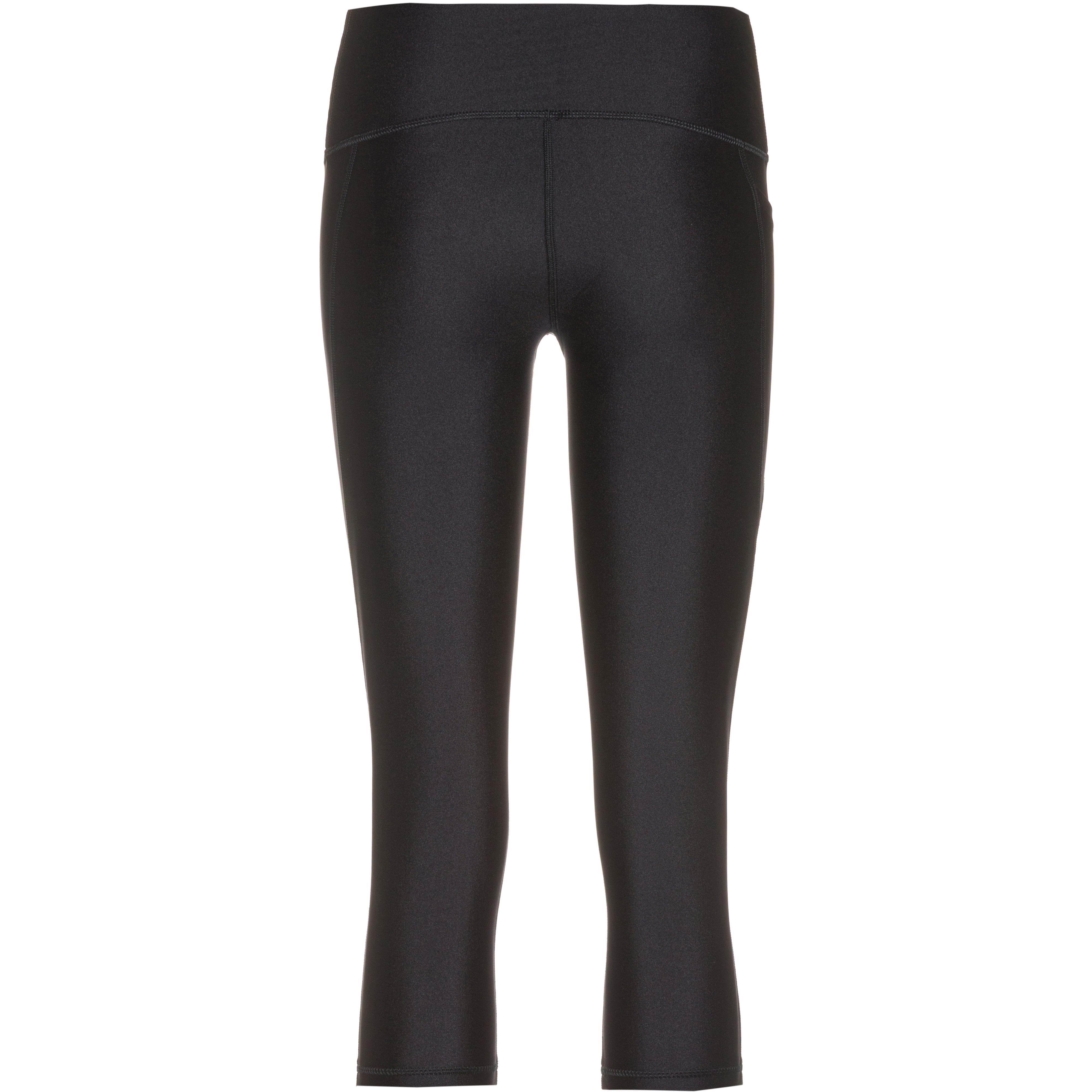 Under armour black tights sales