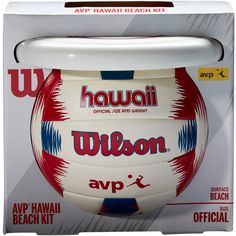 Wilson HAWAII AVP MABLUWH Volleyball maroon-blue-white