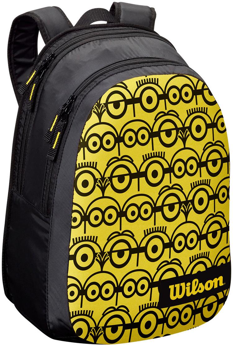 Wilson Wilson MINIONS JR Tennisrucksack Kinder - black-yellow - 0 | SportScheck