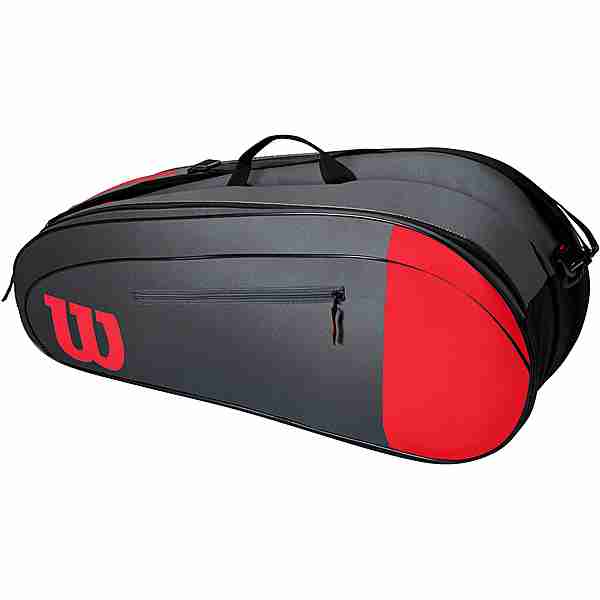 Wilson TEAM 6PK Tennistasche red-grey