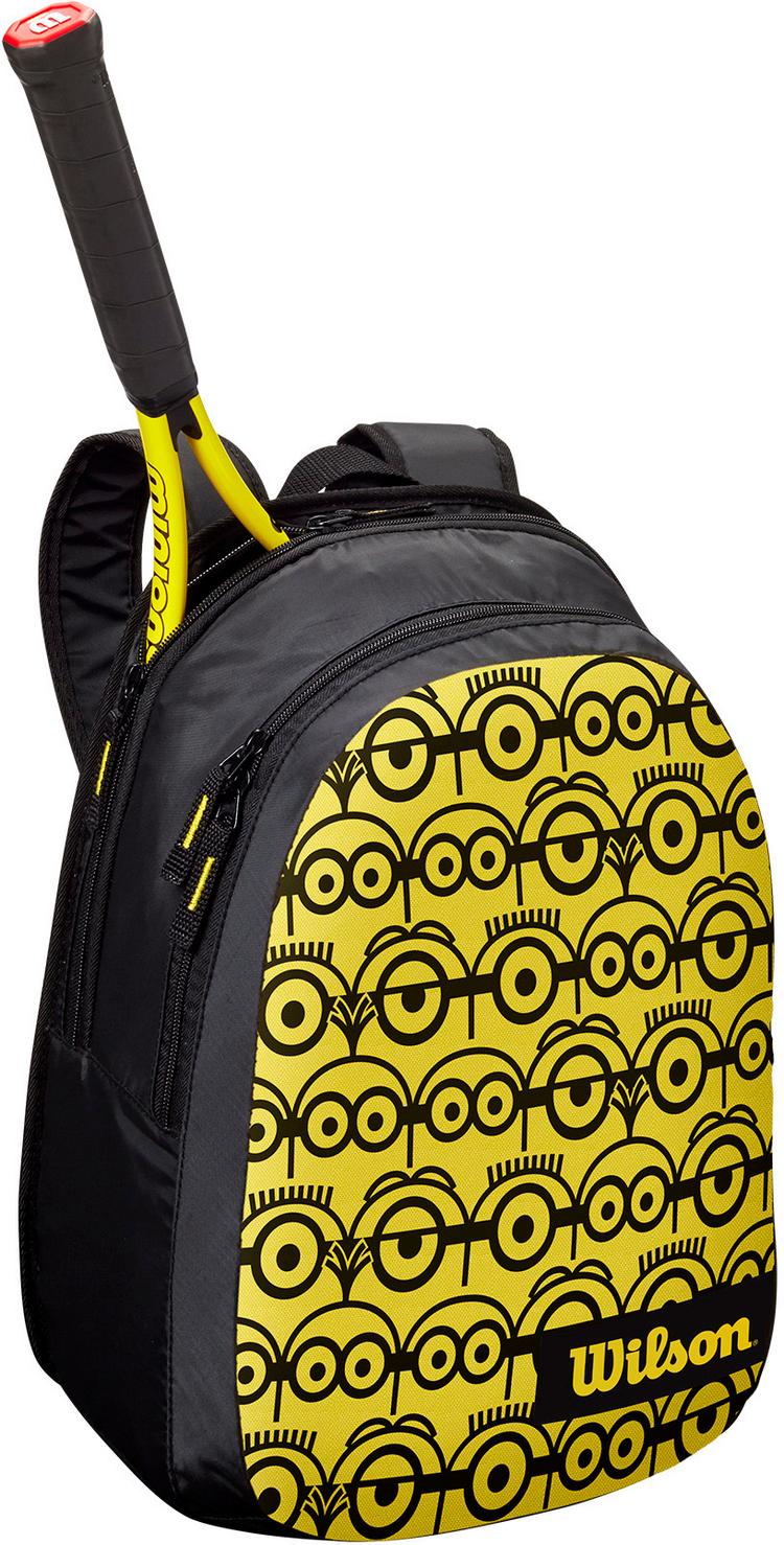 Wilson Wilson MINIONS JR Tennisrucksack Kinder - black-yellow - 0 | SportScheck