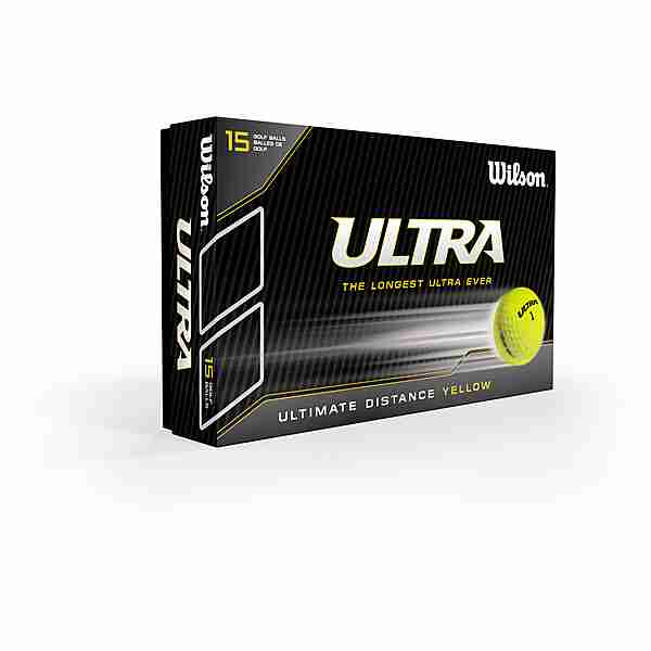 Wilson Ultra Ultimate 15 BPK Golfball gelb