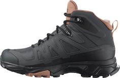 Salomon GTX X ULTRA 4 MID Wanderschuhe Damen ebony-mocha mousse-almond cream