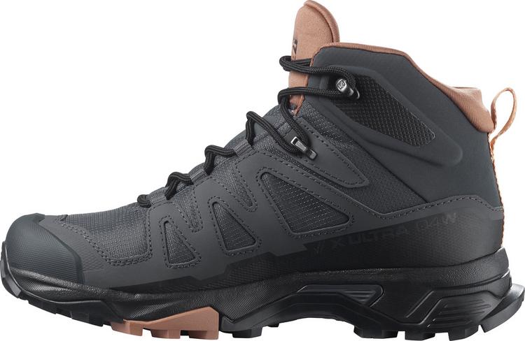 Salomon Salomon X ULTRA 4 MID Wanderschuhe Damen - ebony-mocha mousse-almond cream - 0 | SportScheck