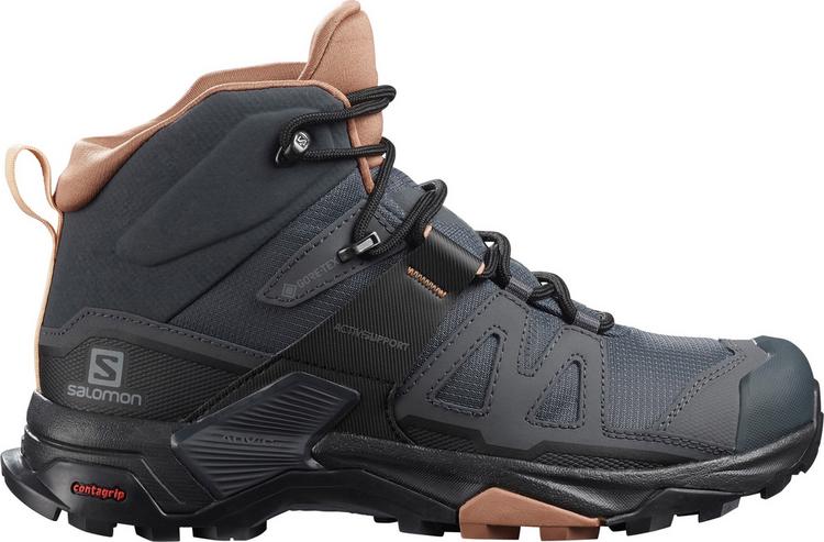 Salomon Salomon X ULTRA 4 MID Wanderschuhe Damen - ebony-mocha mousse-almond cream - 0 | SportScheck