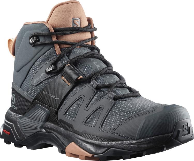 Salomon Salomon X ULTRA 4 MID Wanderschuhe Damen - ebony-mocha mousse-almond cream - 0 | SportScheck