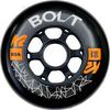 K2 BOLT 90 MM 85A 8-WHEEL PACK W ILQ 9 Inliner-Rollen - schwarz-grau