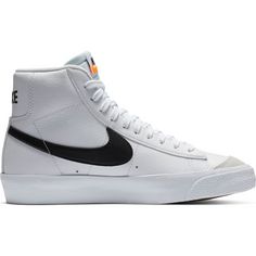 Rückansicht von Nike BLAZER 77 Sneaker Kinder white-black-total orange