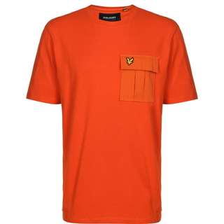 Lyle & Scott Cotton Ripstop Pocket T-Shirt Herren orange