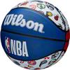 Wilson NBA ALL TEAM BSKT RWB Basketball - bunt