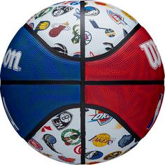 Rückansicht von Wilson NBA ALL TEAM BSKT RWB Basketball bunt