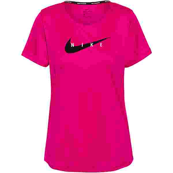 Nike Swoosh Funktionsshirt Damen fireberry-reflective silv