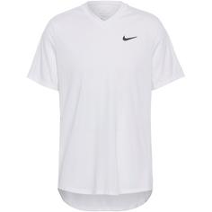 Nike Victory Tennisshirt Herren white-white-black