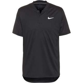 Nike DRY BLADE Tennis Polo Herren black-white