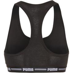 Rückansicht von PUMA Racer Back BH Damen black