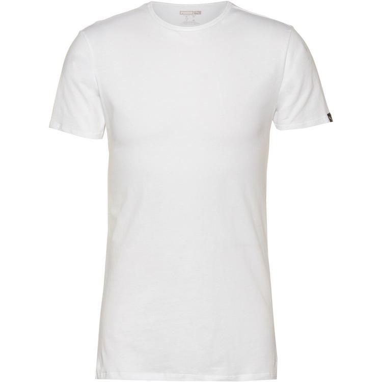 PUMA PUMA Crew Tee Shirt Doppelpack Herren - white - 0 | SportScheck