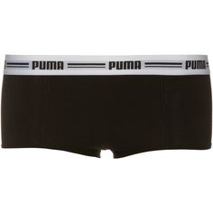 Rückansicht von PUMA Mini Short Panty Damen black