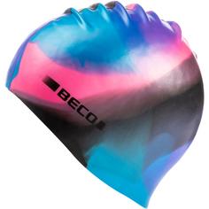 BECO BEERMANN Silicon Badekappe blau-bunt