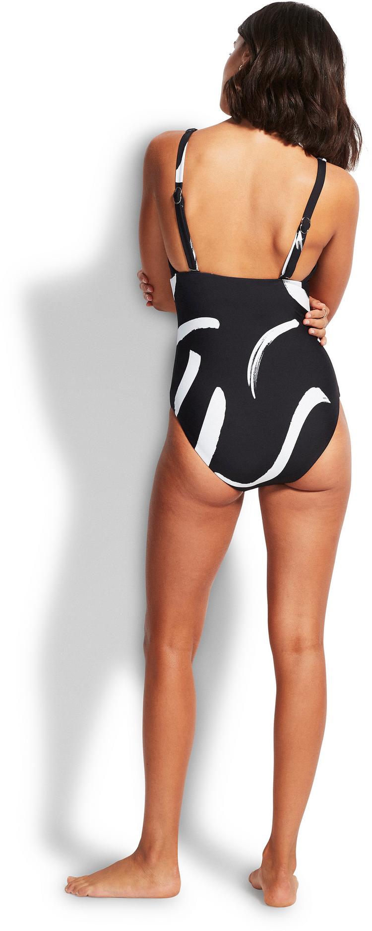 Seafolly Seafolly New Wave Badeanzug Damen - black - 2 | SportScheck