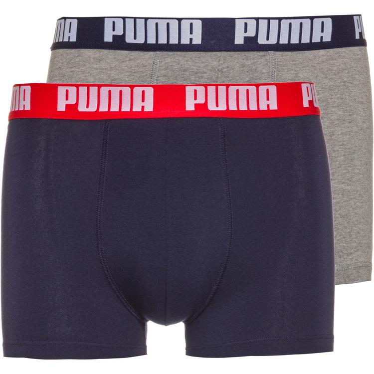 PUMA PUMA Basic Unterhose Herren - blau-grey melange - 0 | SportScheck