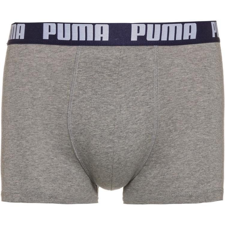 PUMA PUMA Basic Unterhose Herren - blau-grey melange - 1 | SportScheck