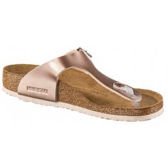 Rückansicht von Birkenstock GIZEH BF Zehentrenner Kinder electric metallic copper