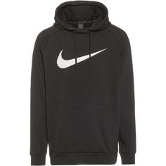 Nike DRY GRAPHIC Hoodie Herren black-white