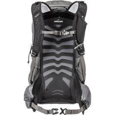 Rückansicht von Osprey Talon 26 Wanderrucksack Herren eclipse grey