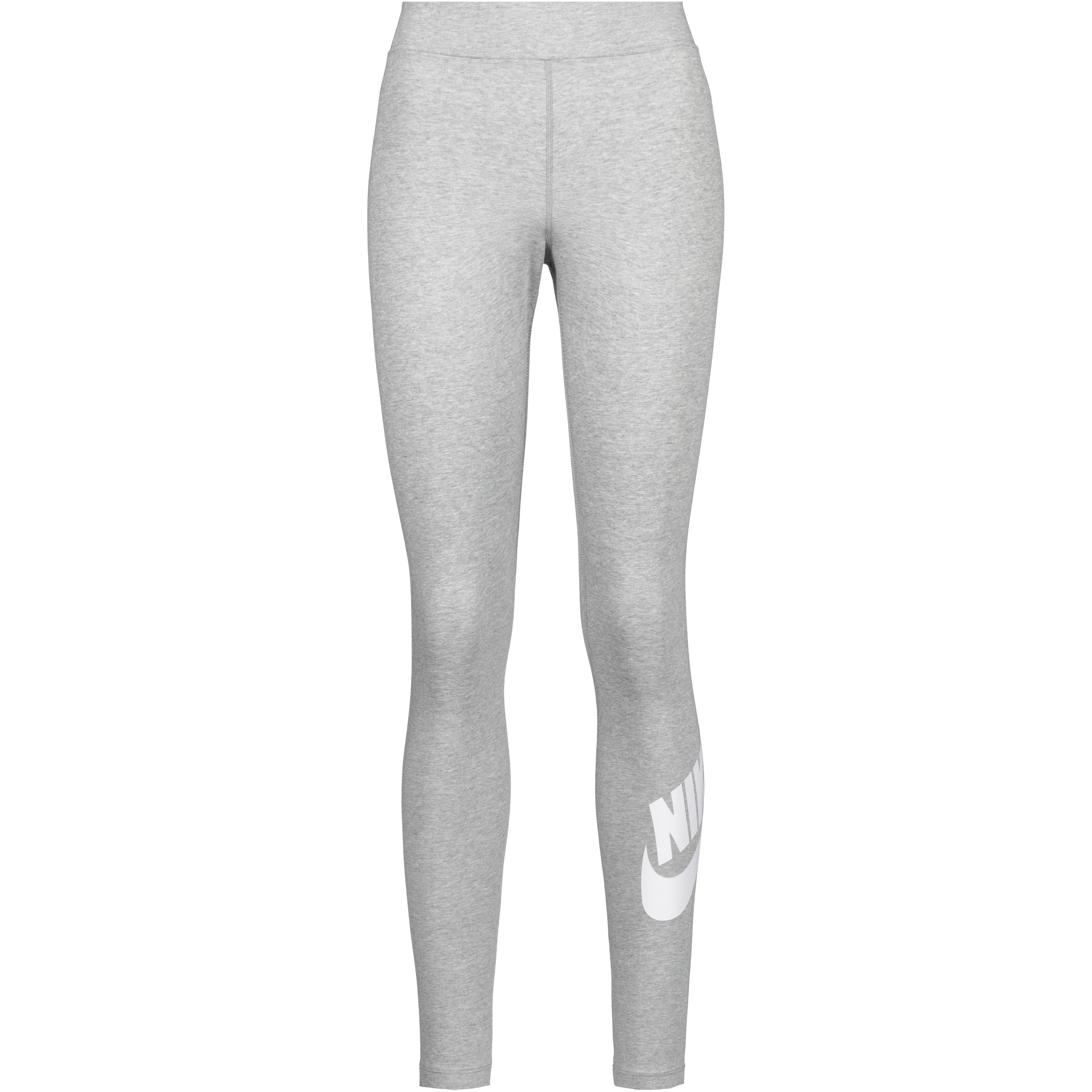 NIKE Essentials Swoosh Leggings Damen (063) in Grau