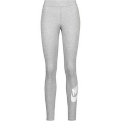 Nike NSW Essential Leggings Damen dk grey heather-white