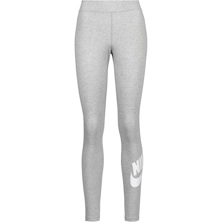 Nike Nike NSW Essential Leggings Damen - dk grey heather-white - 0 | SportScheck